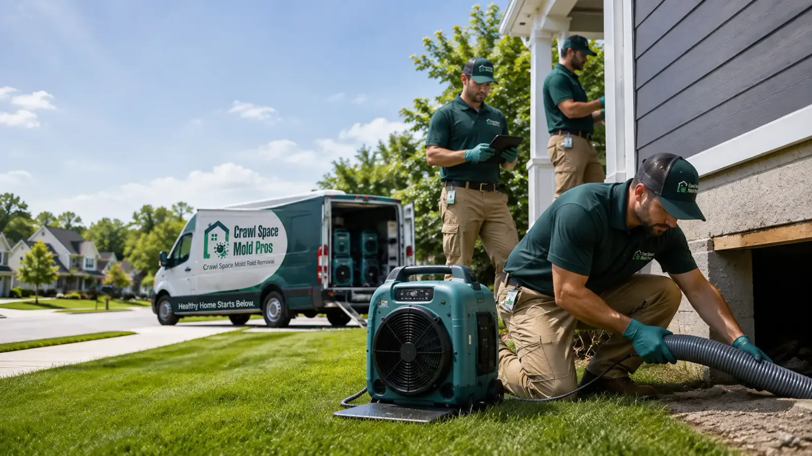 Crawl Space Mold Removal in Bowdoinham, ME